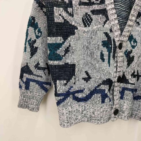 method 総柄 アクリルカーディガン メンズ JPN:XL