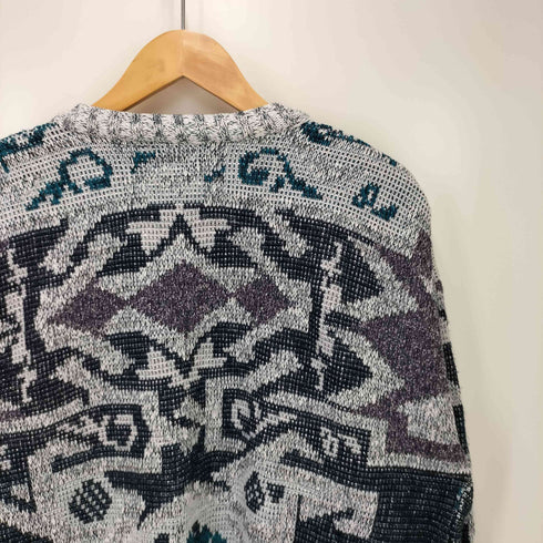 method 総柄 アクリルカーディガン メンズ JPN:XL