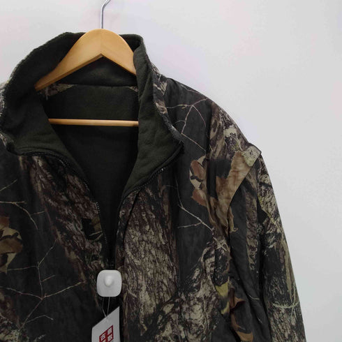 レミントン Remington 90S リアルツリーカモ 迷彩柄 リバーシブル フリース ジャケット ベスト 袖デタッチャブル メンズ import:XL