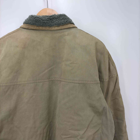 70s belstaf lightningジップ 裏地ライナー付き ボア ジャケット メンズ