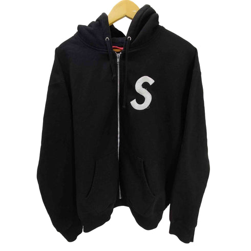 シュプリーム Supreme 23AW S Logo Zip Up Hooded Sweatshirt ロゴ ジップアップ フーディー スウェット パーカー メンズ import:L