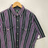 ハントクラブ HUNT CLUB ストライプ柄 ボタンダウン 半袖シャツ メンズ JPN:L
