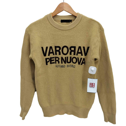 80s-90s VARORAV ロゴプリント クルーネックニット メンズ JPN:3