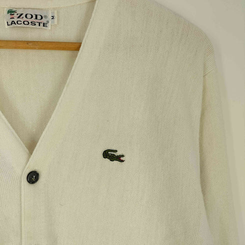 アイゾッドラコステ IZOD LACOSTE 糸巻きタグ 70S~80S ロゴワッペン カーディガン メンズ import:M