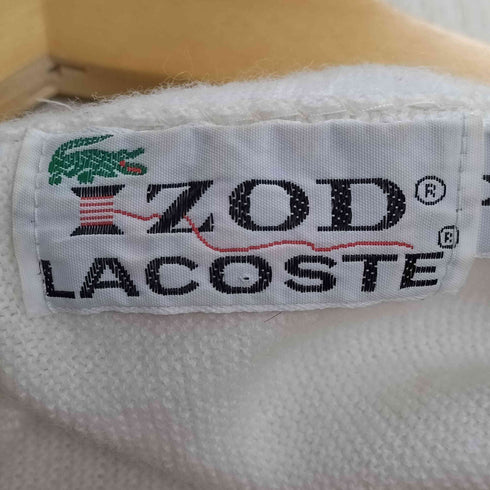 アイゾッドラコステ IZOD LACOSTE 糸巻きタグ 70S~80S ロゴワッペン カーディガン メンズ import:M