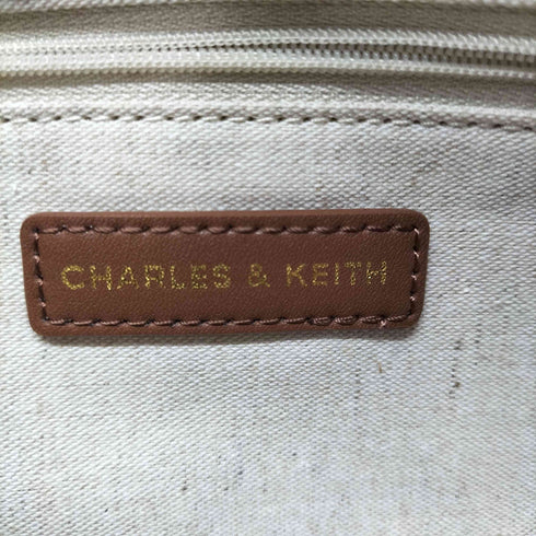 チャールズアンドキース CHARLES&KEITH Shalia シャリア ラフィアウーブントートバッグ レディース XL/FREE