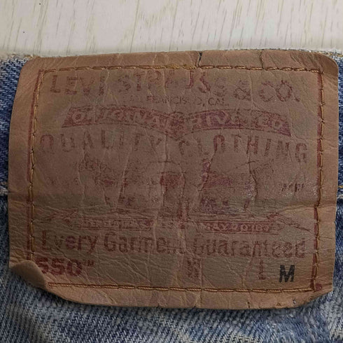 リーバイス Levis 90S~00S 647刻印 550 テーパードデニムパンツ メンズ 12 MIS