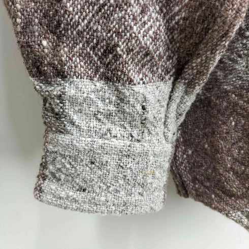 チェック柄 cpo シャツジャケット メンズ