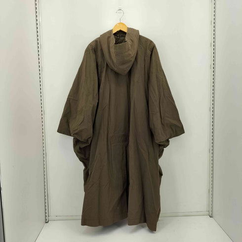 イッセイミヤケメン ISSEY MIYAKE MEN 80s 85年製 筆タグ リバーシブルライナー付き コットンナイロン フーデッド イカコート メンズ JPN:M