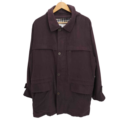 アクアスキュータム AQUASCUTUM マルチポケット フーデッドコート メンズ JPN:L