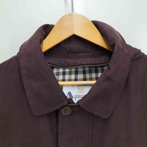 アクアスキュータム AQUASCUTUM マルチポケット フーデッドコート メンズ JPN:L