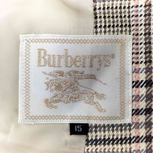 バーバリーズ BURBERRYS チェック柄 ダブルブレスト テーラードジャケット レディース 15