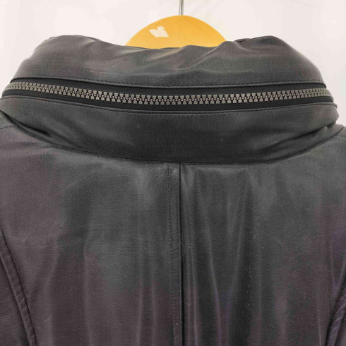 イッセイミヤケメン ISSEY MIYAKE MEN 96AW 銀タグ ナイロンコーティング ダブルジッパー 中綿 パデッド コート メンズ JPN:L