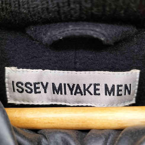 イッセイミヤケメン ISSEY MIYAKE MEN 96AW 銀タグ ナイロンコーティング ダブルジッパー 中綿 パデッド コート メンズ JPN:L
