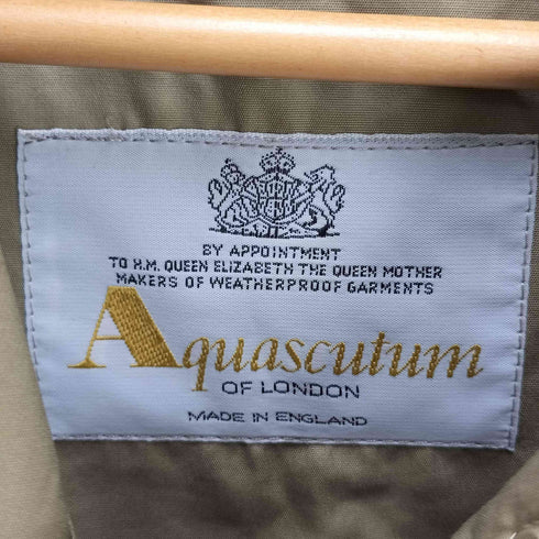 アクアスキュータム AQUASCUTUM ステンカラーコート メンズ
