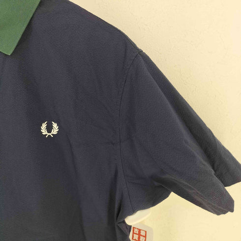 フレッドペリー FRED PERRY シアサッカーシャツ メンズ import:L