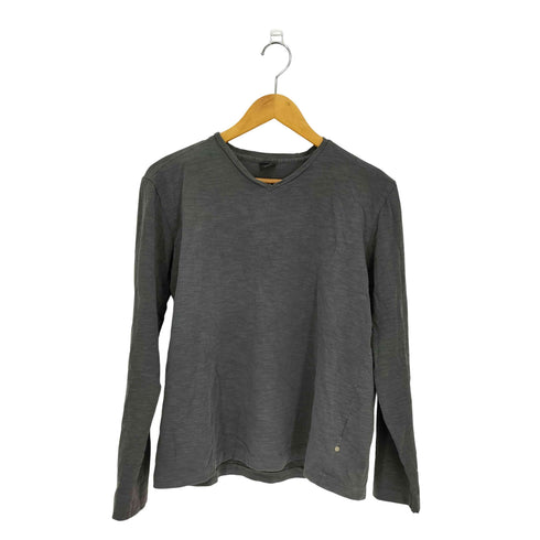 ヒューゴボス HUGO BOSS SLIM FIT コットン クルーネック長袖Tシャツ メンズ