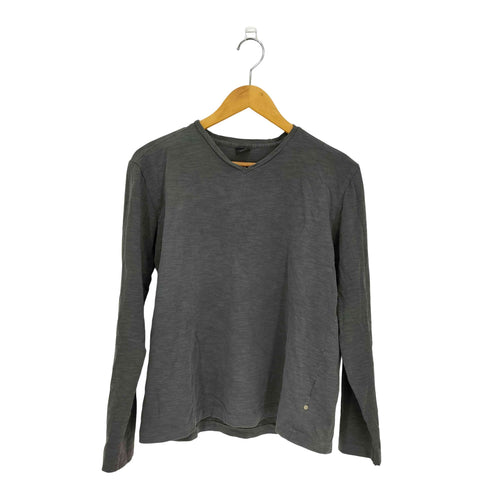 ヒューゴボス HUGO BOSS SLIM FIT コットン クルーネック長袖Tシャツ メンズ