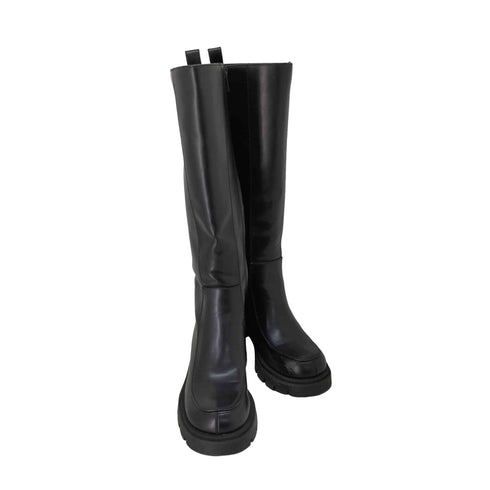 ザラ ZARA ラグソールハイヒールブーツ レディース JPN:38