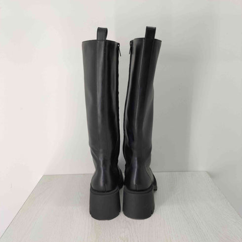 ザラ ZARA ラグソールハイヒールブーツ レディース JPN:38