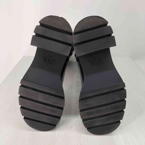 ザラ ZARA ラグソールハイヒールブーツ レディース JPN:38