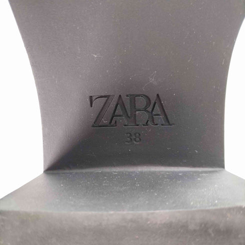 ザラ ZARA ラグソールハイヒールブーツ レディース JPN:38