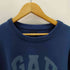 ギャップ Gap 23AW J-OV GAP LOGO BLUE TRACK ロゴ コットン アクリル ニット セーター メンズ import:M