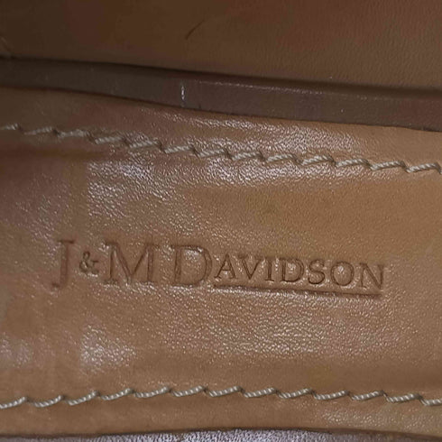 ジェイアンドエムデヴィッドソン J&M Davidson スタッズ スクエアトゥ ローファー レディース