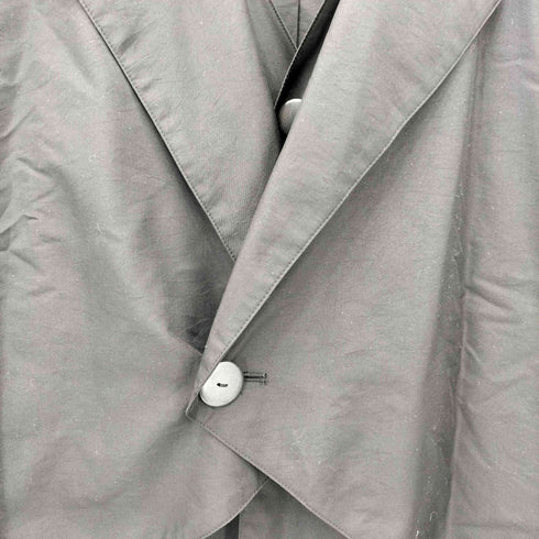 イッセイミヤケ ISSEY MIYAKE 80-90s 黒タグ ナイロンブレンド レイヤード チェスターコート メンズ JPN:M