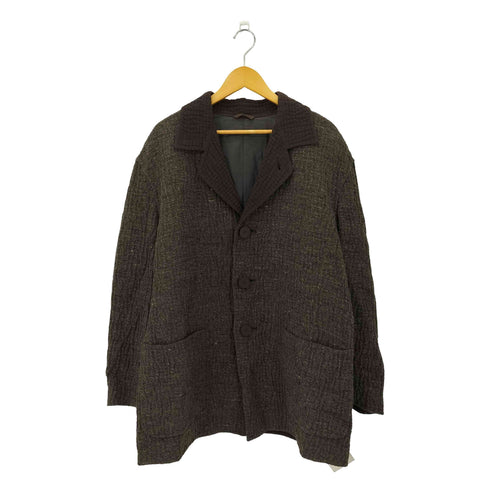 イッセイミヤケ ISSEY MIYAKE 94AW 黒タグ ウールコットン テクスチャード ネップ 3B ジャケット メンズ JPN:M