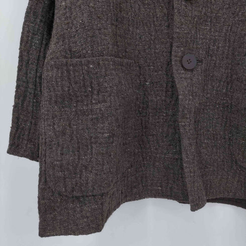 イッセイミヤケ ISSEY MIYAKE 94AW 黒タグ ウールコットン テクスチャード ネップ 3B ジャケット メンズ JPN:M