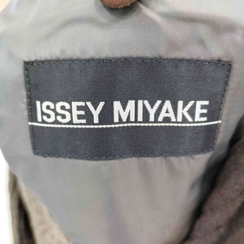 イッセイミヤケ ISSEY MIYAKE 94AW 黒タグ ウールコットン テクスチャード ネップ 3B ジャケット メンズ JPN:M