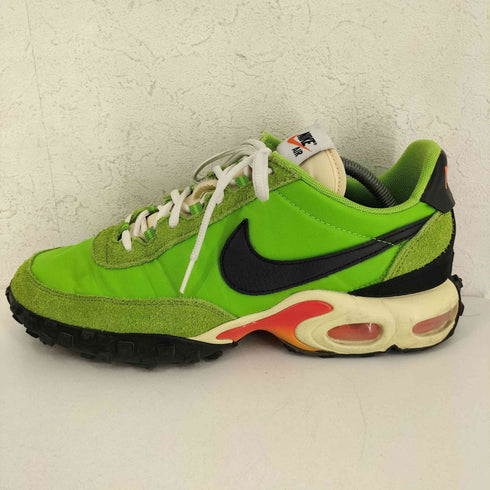 ナイキ NIKE AIR MAX WAFFLE SP ACTION GREEN/BLACK-TOTAL ORANGE メンズ JPN:28.5