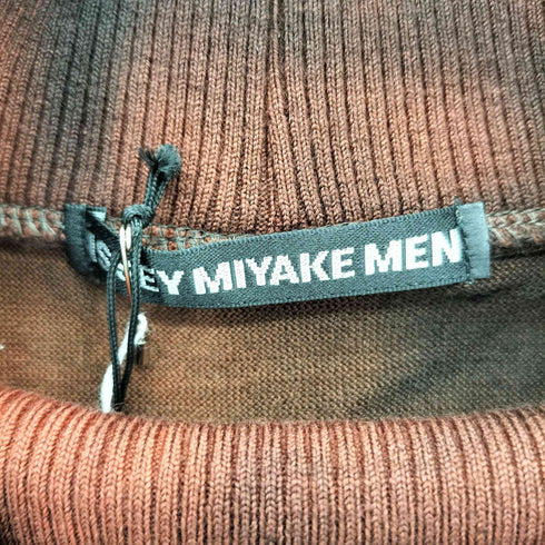 イッセイミヤケメン ISSEY MIYAKE MEN 13AW 黒タグ ウール ムラ染め 天竺 ハイネック ニット メンズ JPN:4