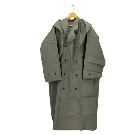 イッセイミヤケメン ISSEY MIYAKE MEN 95AW EVA ダブルブレスト フーデッド レインコート レインウェア メンズ JPN:M