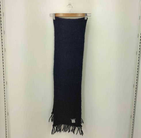 イッセイミヤケ ISSEY MIYAKE 02AW 黒タグ バイカラー シルクブレンド アルパカ マフラー メンズ