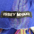 イッセイミヤケ ISSEY MIYAKE 00s 黒タグ プリーツ シワ加工 マルチカラー ストライプ ストール メンズ