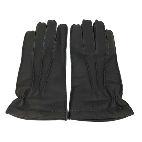 イッセイミヤケ ISSEY MIYAKE 00s 黒タグ 羊革 レザー グローブ 手袋 メンズ 24cm