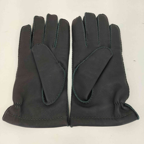 イッセイミヤケ ISSEY MIYAKE 00s 黒タグ 羊革 レザー グローブ 手袋 メンズ 24cm