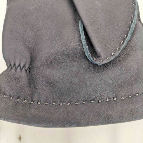 イッセイミヤケ ISSEY MIYAKE 00s 黒タグ 羊革 レザー グローブ 手袋 メンズ 24cm