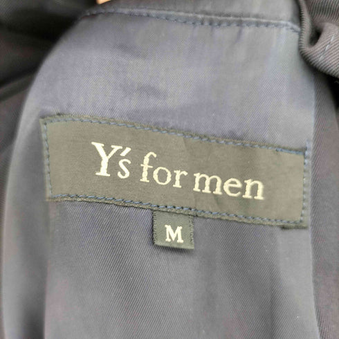 ワイズフォーメン Ys for men 90s ウールギャバジン 2WAY カラー フードジッパー 4B オーバージャケット メンズ JPN:M