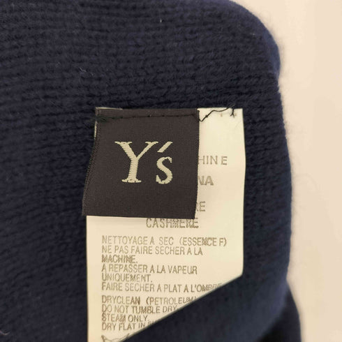 ワイズ Ys カシミヤ ニットキャップ ニット帽 ビーニー メンズ
