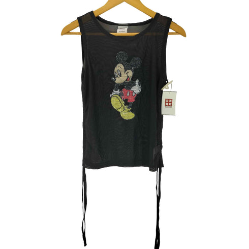 マウジー moussy キャラクターコラボデザイン シースルータンクトップ レディース FREE