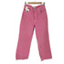 ザラ ZARA pink high waisted straight leg jeans レディース 40