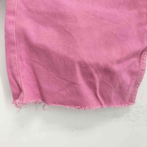 ザラ ZARA pink high waisted straight leg jeans レディース 40