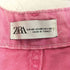 ザラ ZARA pink high waisted straight leg jeans レディース 40