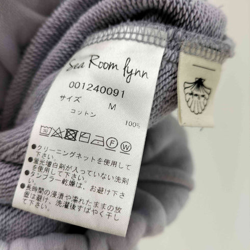 シールームリン Sea Room lynn ハイウエスト Zipカットスウェットパンツ レディース M