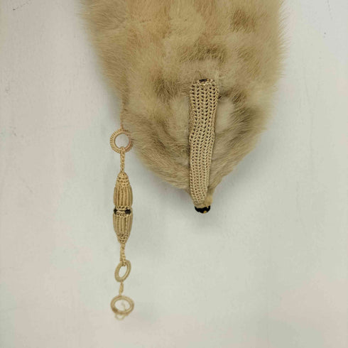 顔つきファーティペット レディース