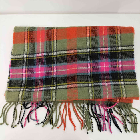 タータンチェック マフラー レディース