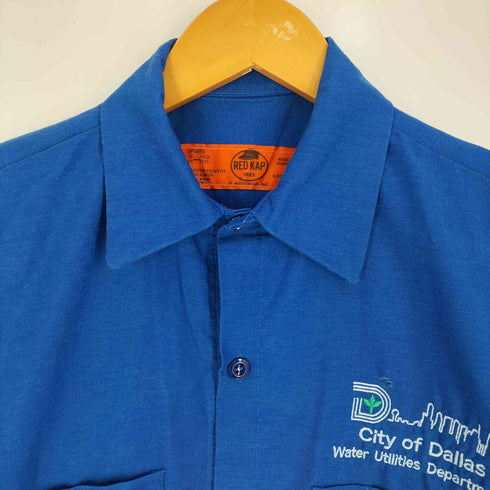 レッドキャップ RED KAP ホンジュラス製 City of Dallas ダブルポケット ワークシャツ メンズ import:S